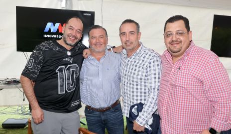  Omar Abud, Rodrigo Gómez, Alejandro Elizondo y Víctor Zapata.