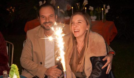  Rodrigo Alcalde y Paulina Martínez. 