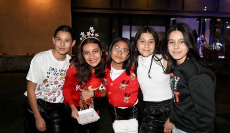  Lucía Arredondo, Emilia, Sofi Romo, Alexia y Ana Pau.