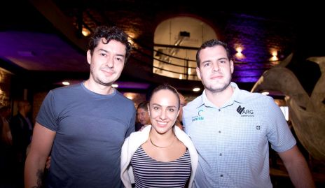  Fernando Hermosillo, Paola Cerón y Andrés Aranda.