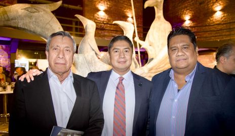  Jorge Reyes, César Moreno y David Hernández.