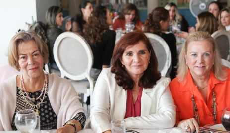  Chela Berrones, Rocío Dávila y Carmen Luniesa.