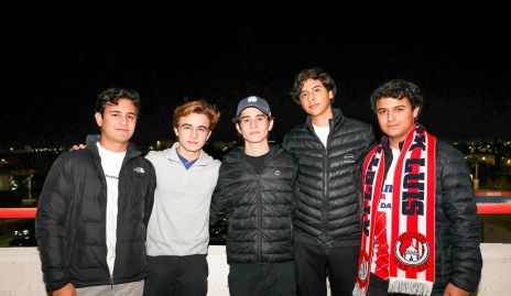  Emilio Chemás, Christian Naranjo, Adrián Sánchez, Alejandro Anaya y Francisco Martínez .