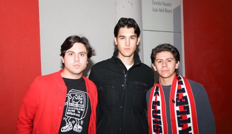  Andrés Zepeda, Esteban Artolózaga y Patricio Ojeda.