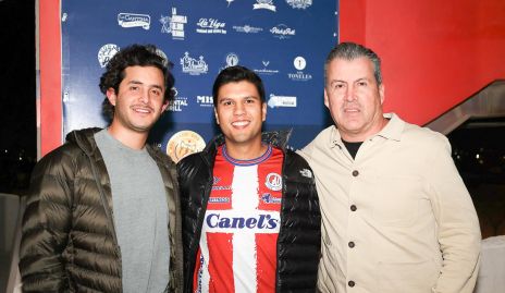  Julián Abud, Juan Manuel Piñero y Poncho Anaya.