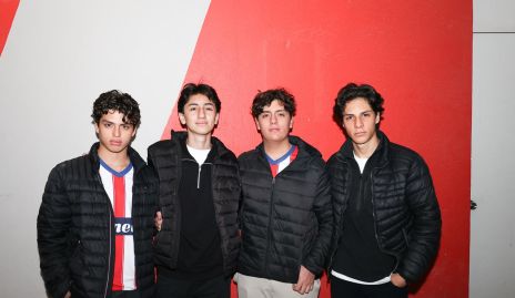  Emilio García, Rodrigo Cano, Alejandro García y Franco Bravo.