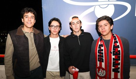  Andrés Morales, Pablo Díaz, Juan Carlos Nieto y Patricio Ojeda.