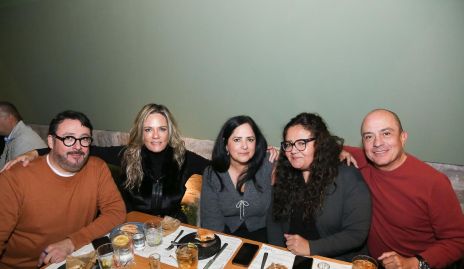  Germán González, Anuschka Meade, Marcela Meade, Martha Rivera y Luis Miguel Meade.