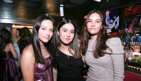  María Emilia, Andrea y Frida.