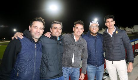  Rodrigo Galicia, Guillermo Barrales, Leopoldo Córdova, Rafael Tobías y Javier Campos.