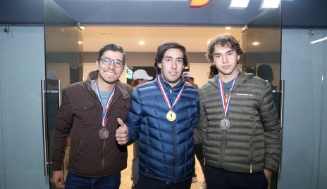  Alejandro Ibarra, Rubén Torres y Santiago Torre.