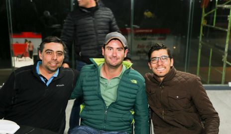  Guillermo Barrales, Pablo Córdova y Alejandro Ibarra.