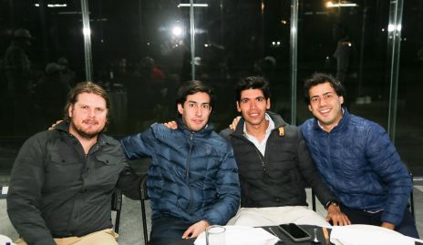  Sebastián Hernández, Rubén Torres, Rafael Tobías y Gabriel Torres.