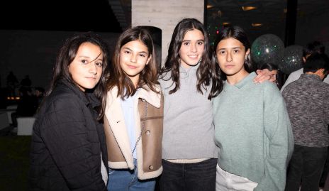  Sofia Peña, Sofía Abella, Antonella Colón y Natalia Vargas.