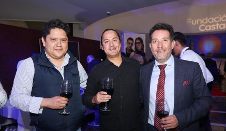  Mario Jiménez, Francisco Mendoza y Enrique Esquivel.