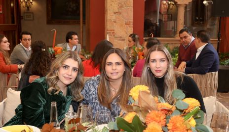  Daniela Muriel, Marianne Velasco y Daniela Borbolla.