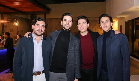  Jaime Ascanio, Diego Reverte, Santiago Perafán y Marco Guerrero.