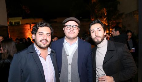  Jaime Ascanio, Emiliano Portillo y Sebastián Ramírez.