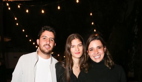  Max Gómez, Loretta Abud y Cecilia Valle.