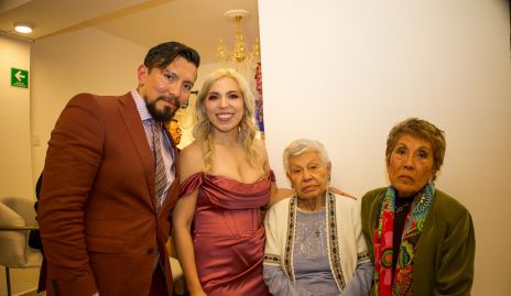  Vladimir Ibáñez, Eugenia Cedillo, María Concepción y María Elena García.