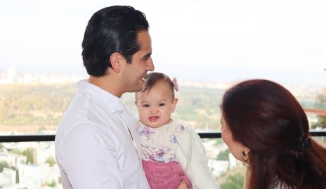  Héctor Hernández y su hija Emilia.