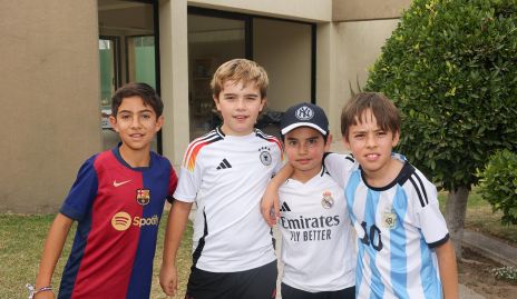  Diego, Julián, Juaqui y Santiago.