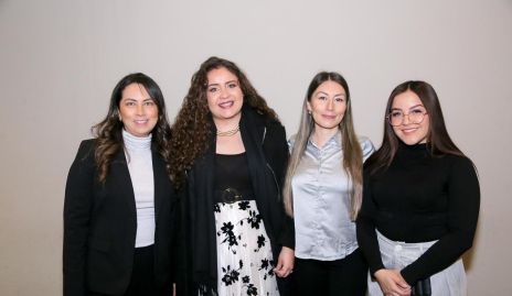  Tania Carillo, Kimberley Waldo, Viridiana Benítez y Abigail Castro.