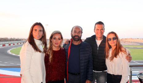  Daniela de la Fuente, María, Oscar Torres, Sergio Zapata y Marcela Torres.