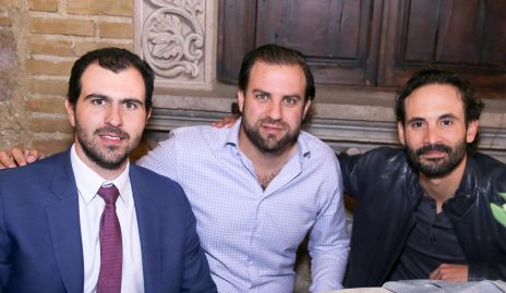  José Luis Hernández, Gerardo Eggleton y Efraín Barrera.