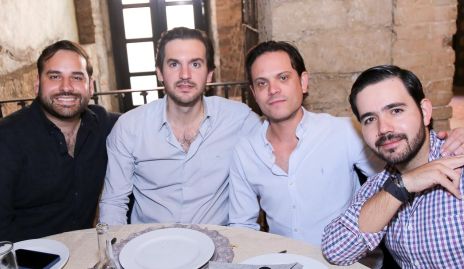  Jaime Alvarado, Eduardo Torre, Jorge Naya y Mauricio Mahbub.