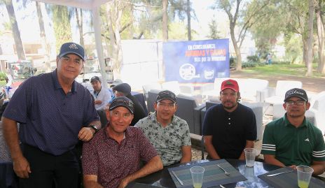  Alejandro López, David Hernández, Ricardo Ruiz, Jorge Luis Cruz y Jonatán Pérez.