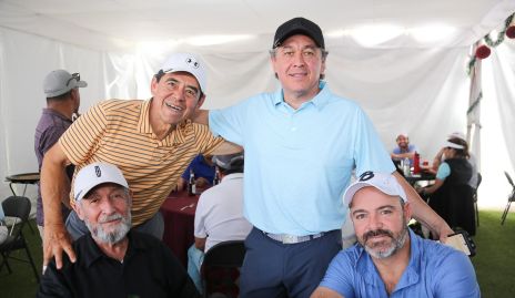  Emigdio Melo, Leonel Fajardo, Jorge Puga y Daniel Dávalos.