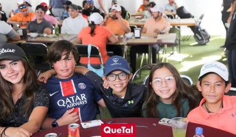  Elsa Lomas, Oliver Meade, Miguel Lomas, Marianne Lomas y Emilio Lomas.