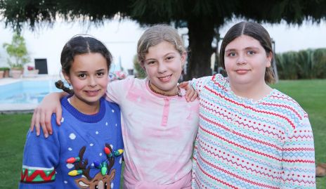  Natalia Benavente, Elena Handal e Inés Abella.