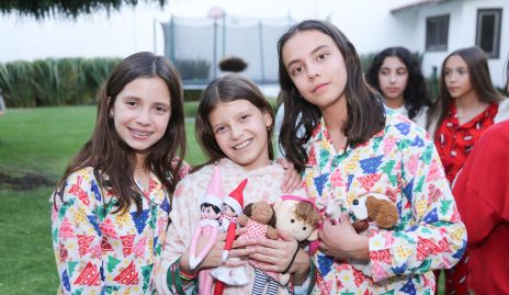  Andrea Romero, Isa Molina y Maya Vázquez.