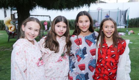  Miranda Garza, Vale Zermeño, Alexia Zapata y Sofía Stevens.