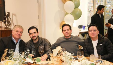  Roberto Lozano, Mauricio Mahbub, Jorge Naya y Toño Guzmán.