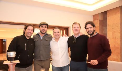  Alejandro Zamanillo, Pedro Leal, Luis Leal, Manuel Zárate y Anuar Zarur.