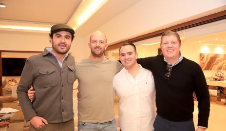  Pedro Leal, Alejandro Abud, Luis Leal y Manuel Zárate.