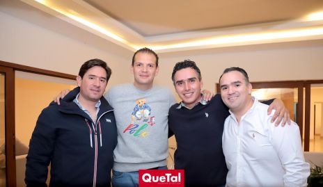  Fernando Abud, Mauricio Ruiz, Xavier Azcárate y Luis Leal.