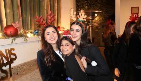  Inés Díaz, Gaby Fonseca e Isabel Gutiérrez.