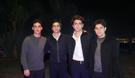  Andrés Abaroa, Sebastián Leos, Santiago Morales y Andrés Martínez.