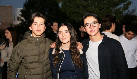  Rodrigo, Inés y Pablo Díaz Valdés.