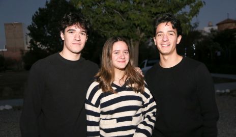  Julián, Martina y Emilio Castro Morales.