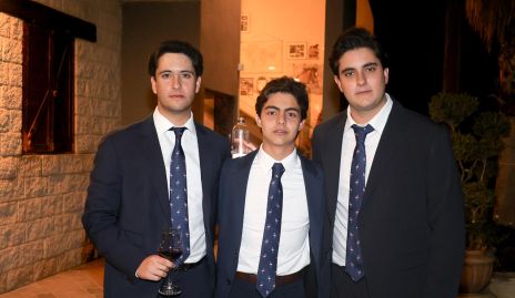  Roberto Silva, Manuel Díaz Infante y Javier Alcalde.