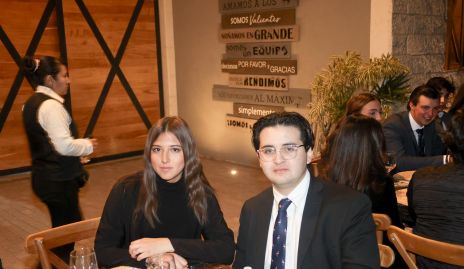  María Heredia y  Juan Pablo Pruneda.