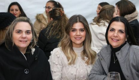  Claudette Mahbub, Yezmín Sarquis y Mely Mahbub.