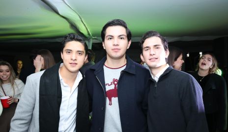  Diego Vigil, Ramón Cervantes y José Silos.