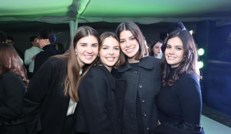  Andrea Almaguer, Pau Viramontes, Cinthia González y Ánika Lozano.