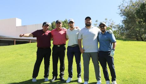  Héctor López, Ricardo Reyes, William Bag, Pedro Hernández y Gilberto Cárdenas.